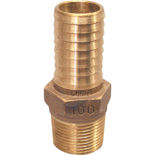 Merrill 1/2 In. MIP x 1/2 In. Insert Brass Hose Barb