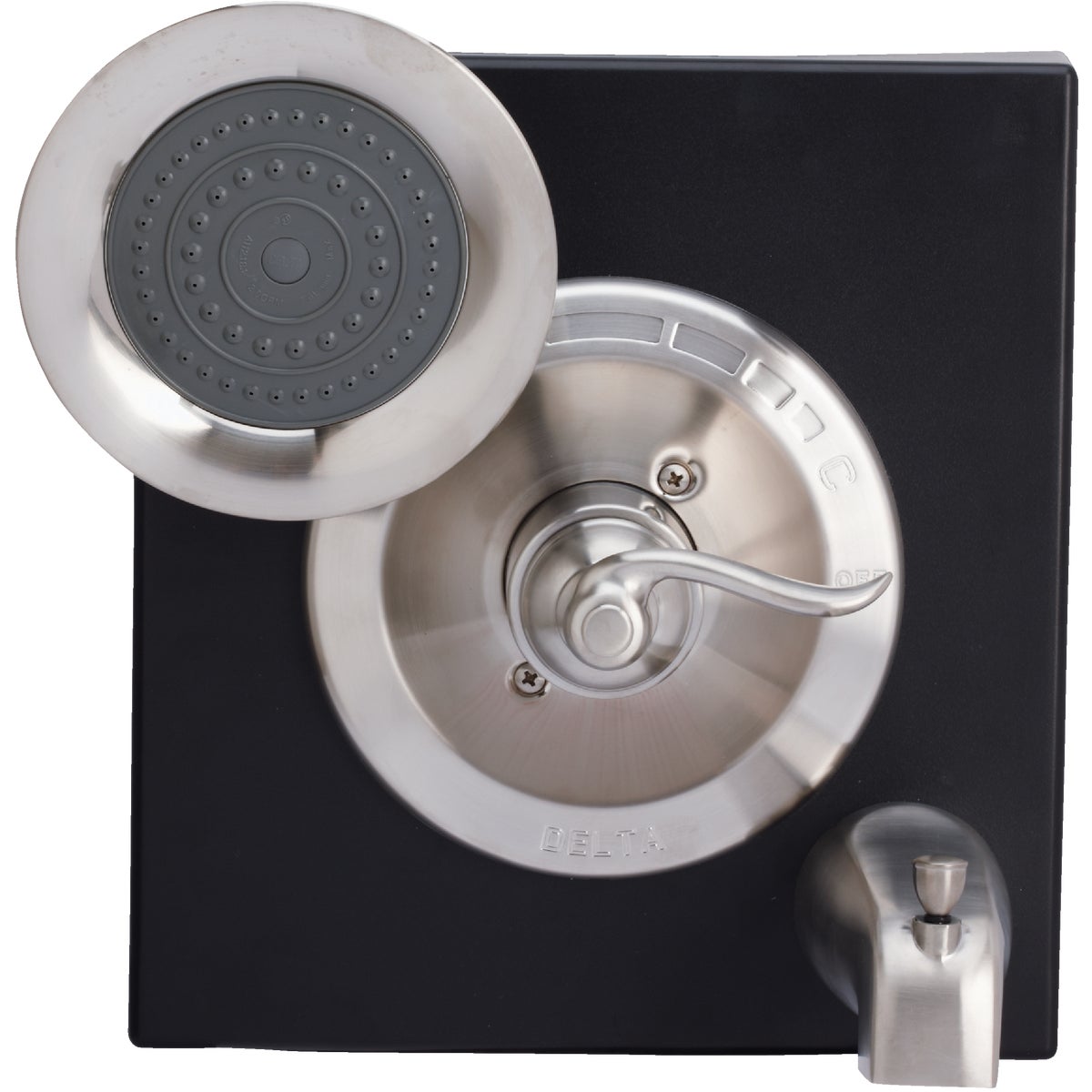 Delta Brushed Nickel Single-Handle Lever Tub & Shower Faucet