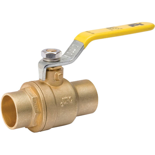 ProLine 1-1/4 In. S Brass Full Port Ball Valve