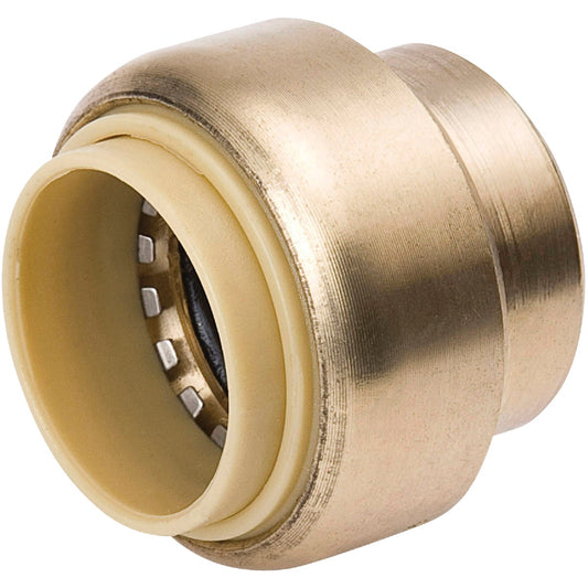 ProLine 3/4 In. Brass Push Fit Cap