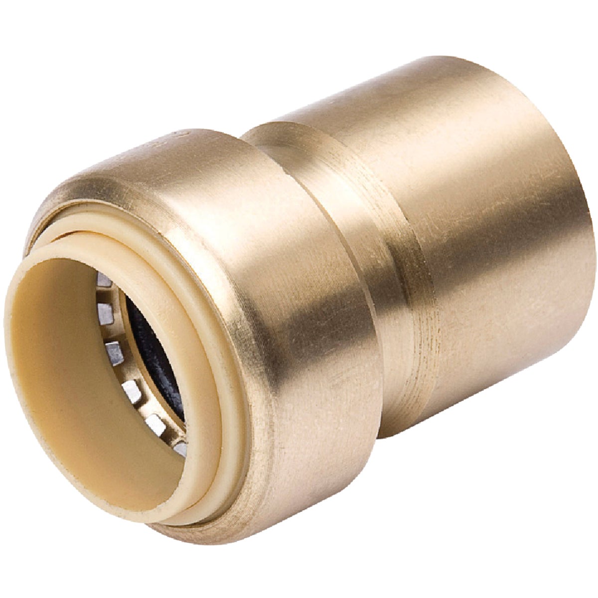 ProLine 1/2 In. x 1/2 In. FPT Brass Push Fit Adapter