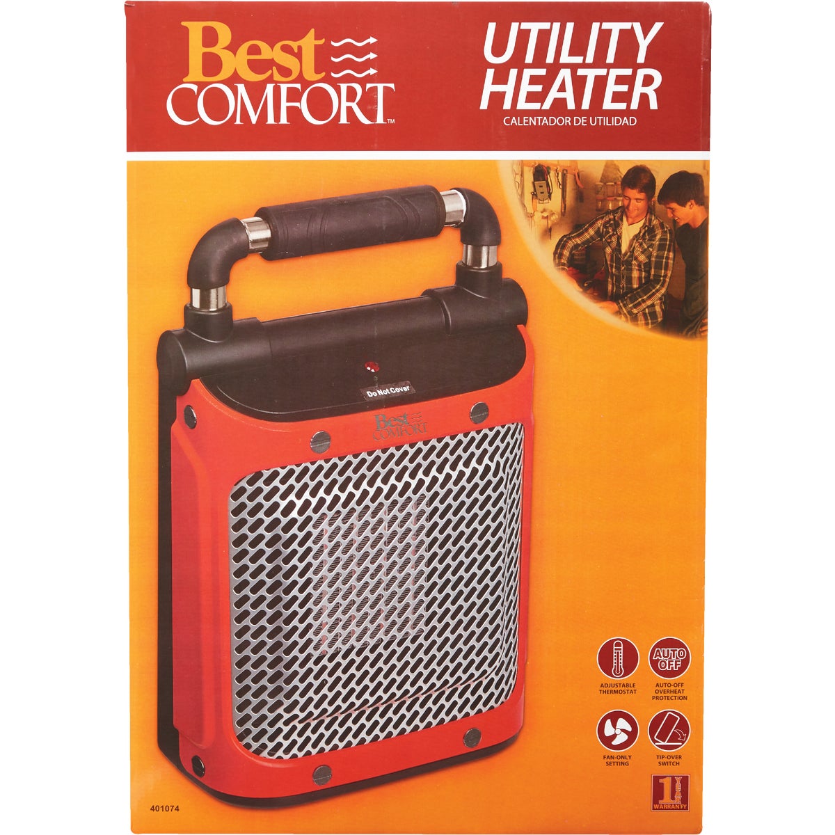 Best Comfort 1500-Watt 120-Volt Recirculating Utility Electric Space Heater