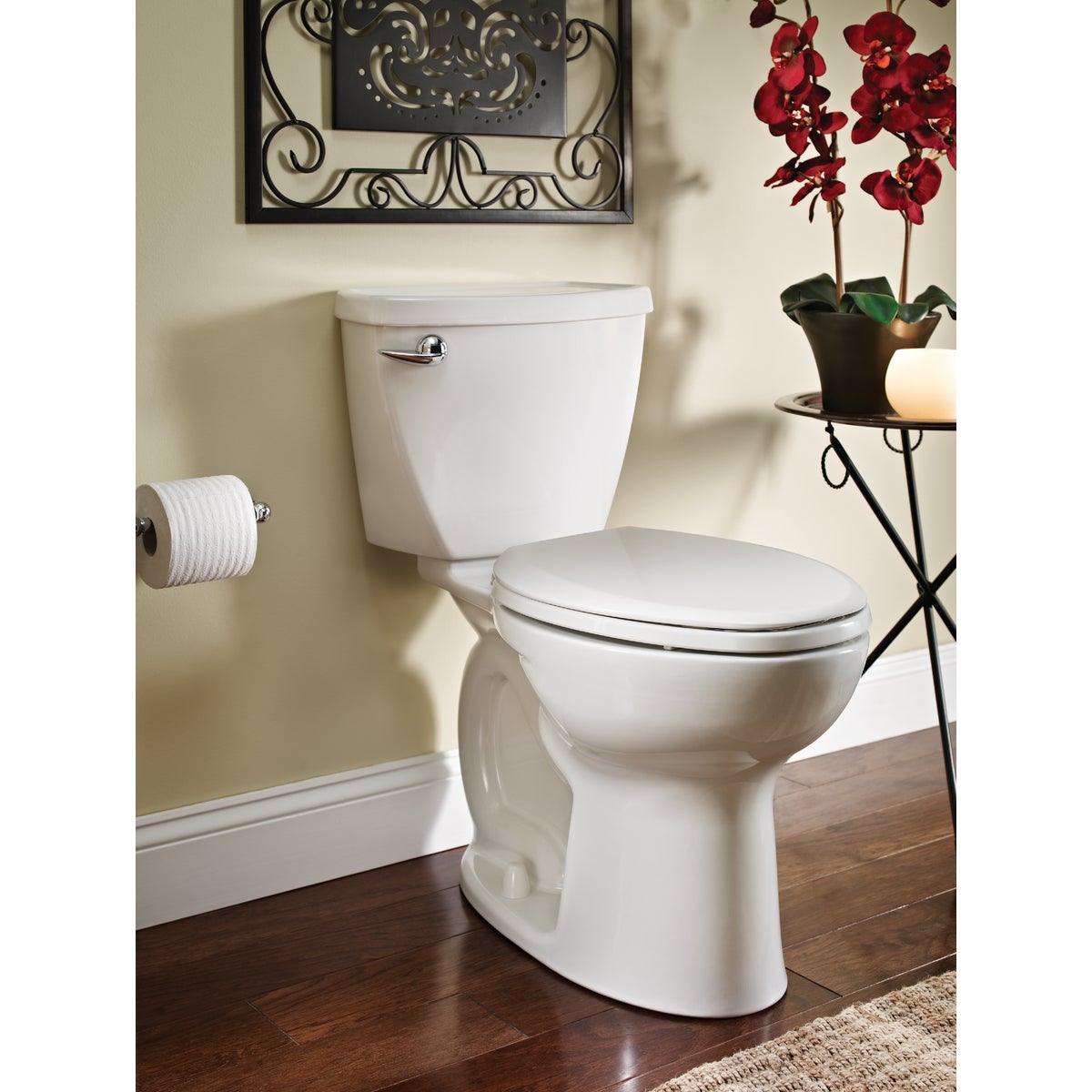 American Standard Cadet 3 Right Height White Elongated Bowl 1.28 GPF Toilet