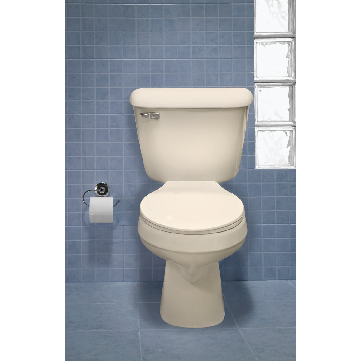 Mansfield Pro-Fit 1-128 HET Biscuit Round Bowl 1.28 GPF Complete Toilet