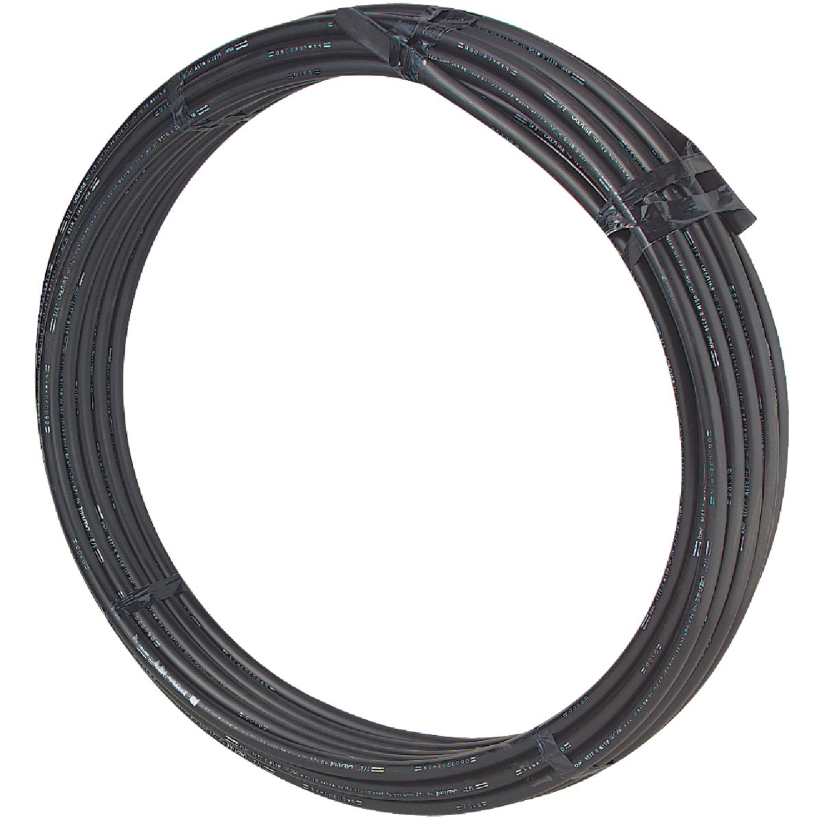 Advanced Drainage Systems 1-1/2 In. x 100 Ft. 80 psi Black Plastic Pipe