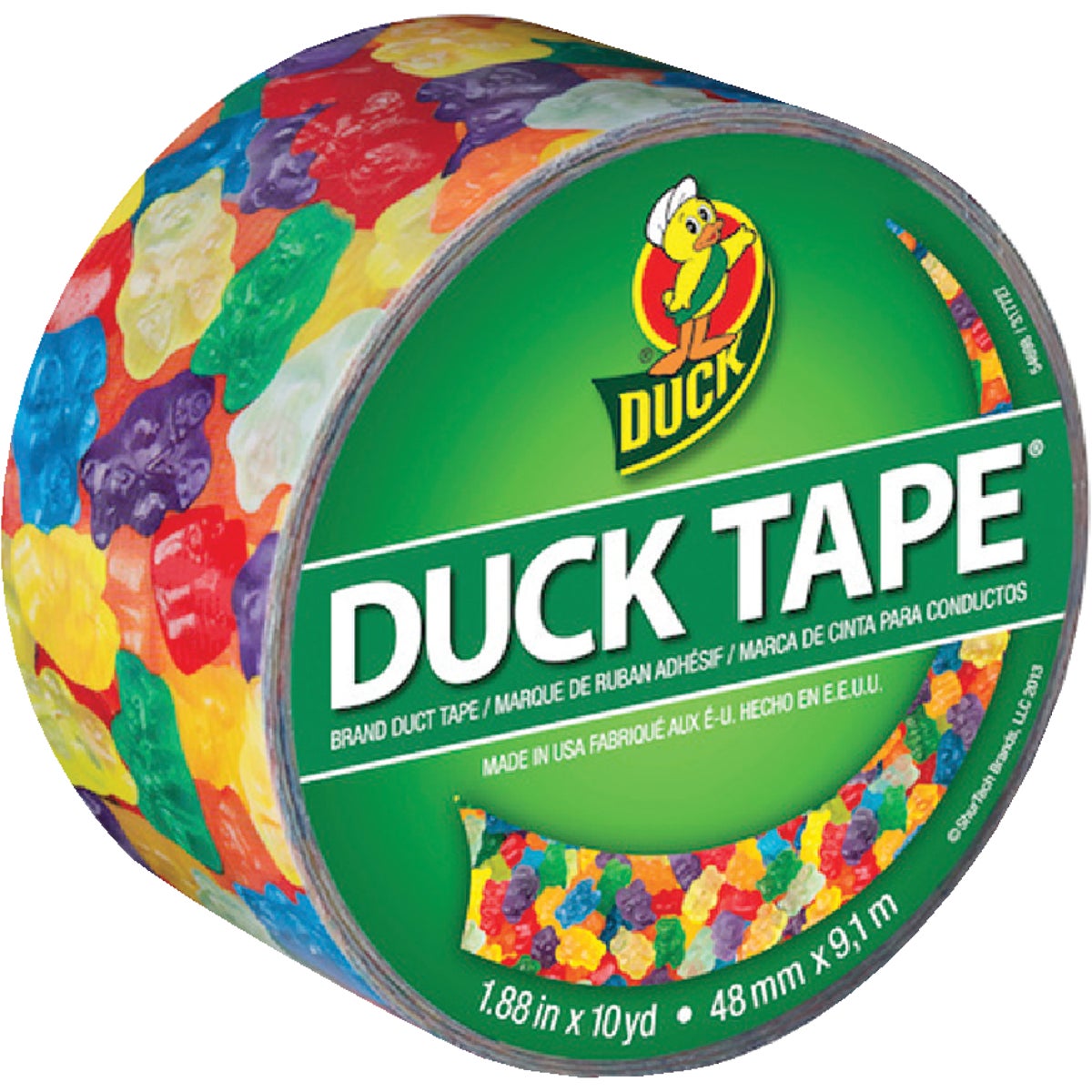 Duck Tape 1.88 In. x 10 Yd. Printed Duct Tape, Gummy Bears