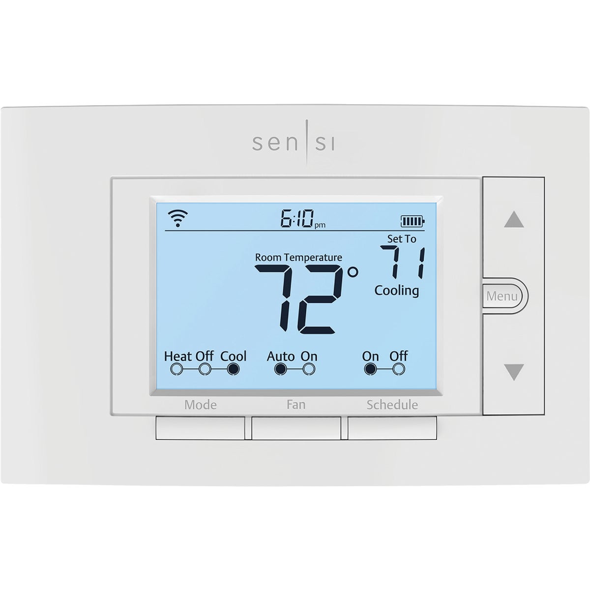 Emerson Sensi WiFi Programmable White Digital Thermostat