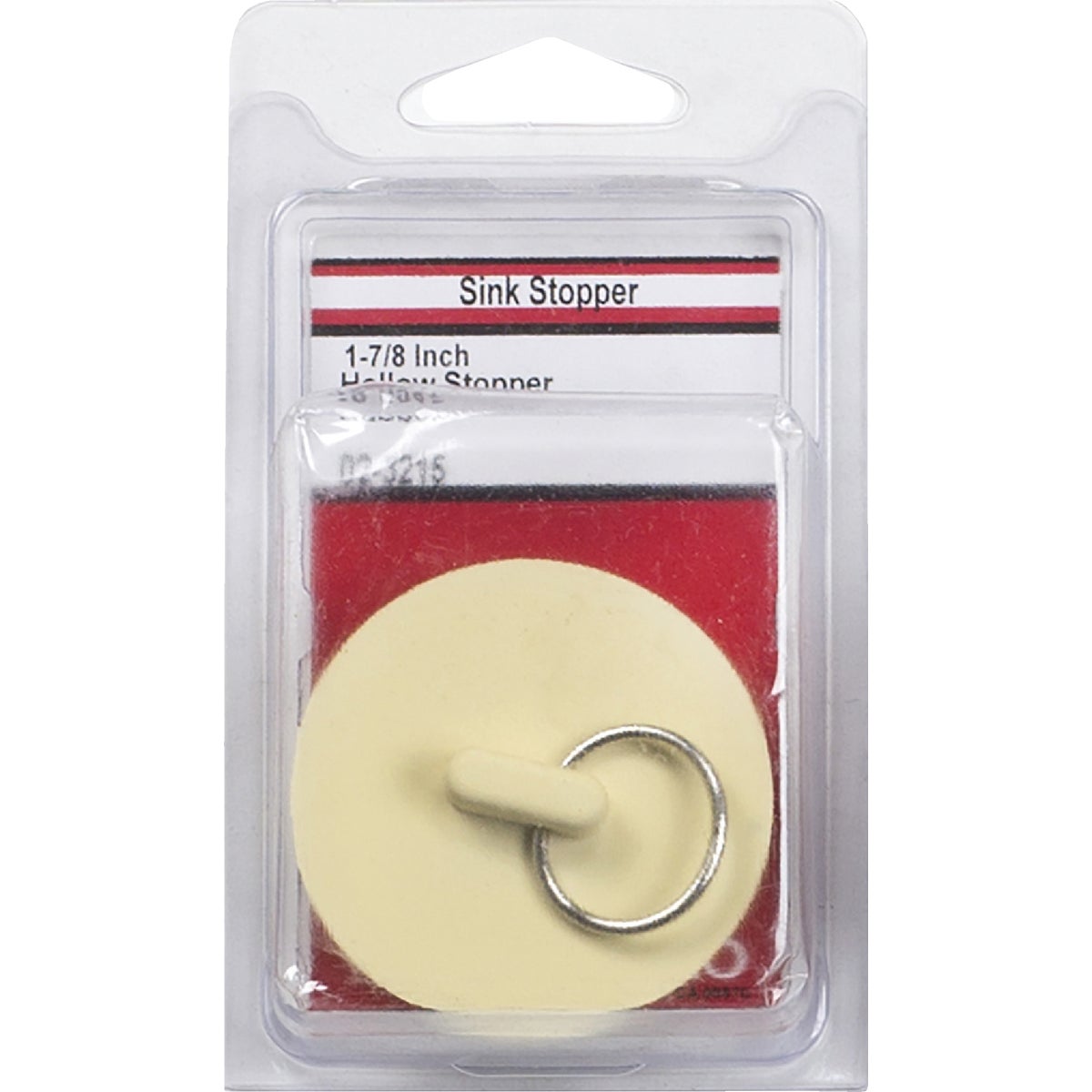 Lasco Hollow 1-7/8 In. White Sink Rubber Drain Stopper