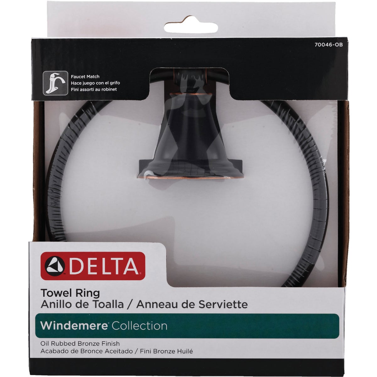 Delta Oil-Rubbed Bronze Towel Ring