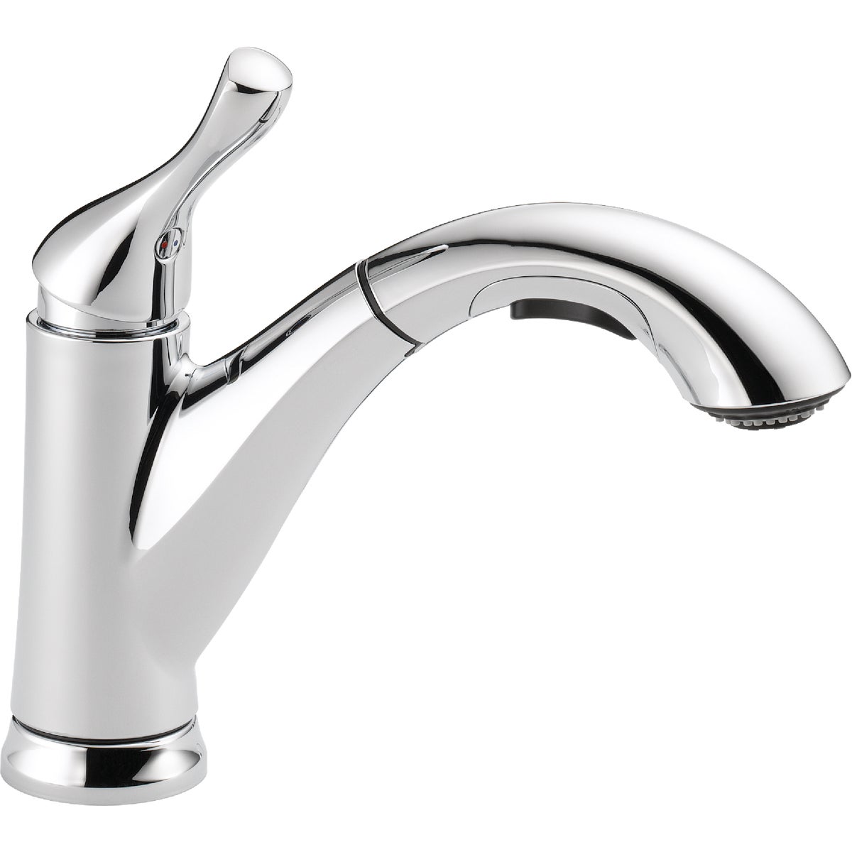 Delta Grant Single Handle Lever Pull-Out Kitchen Faucet, Chrome