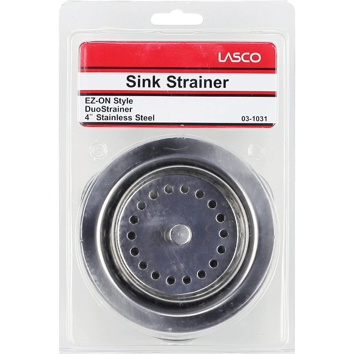 Lasco 3-1/2 In. Chrome EZ-On Duo Basket Strainer Assembly