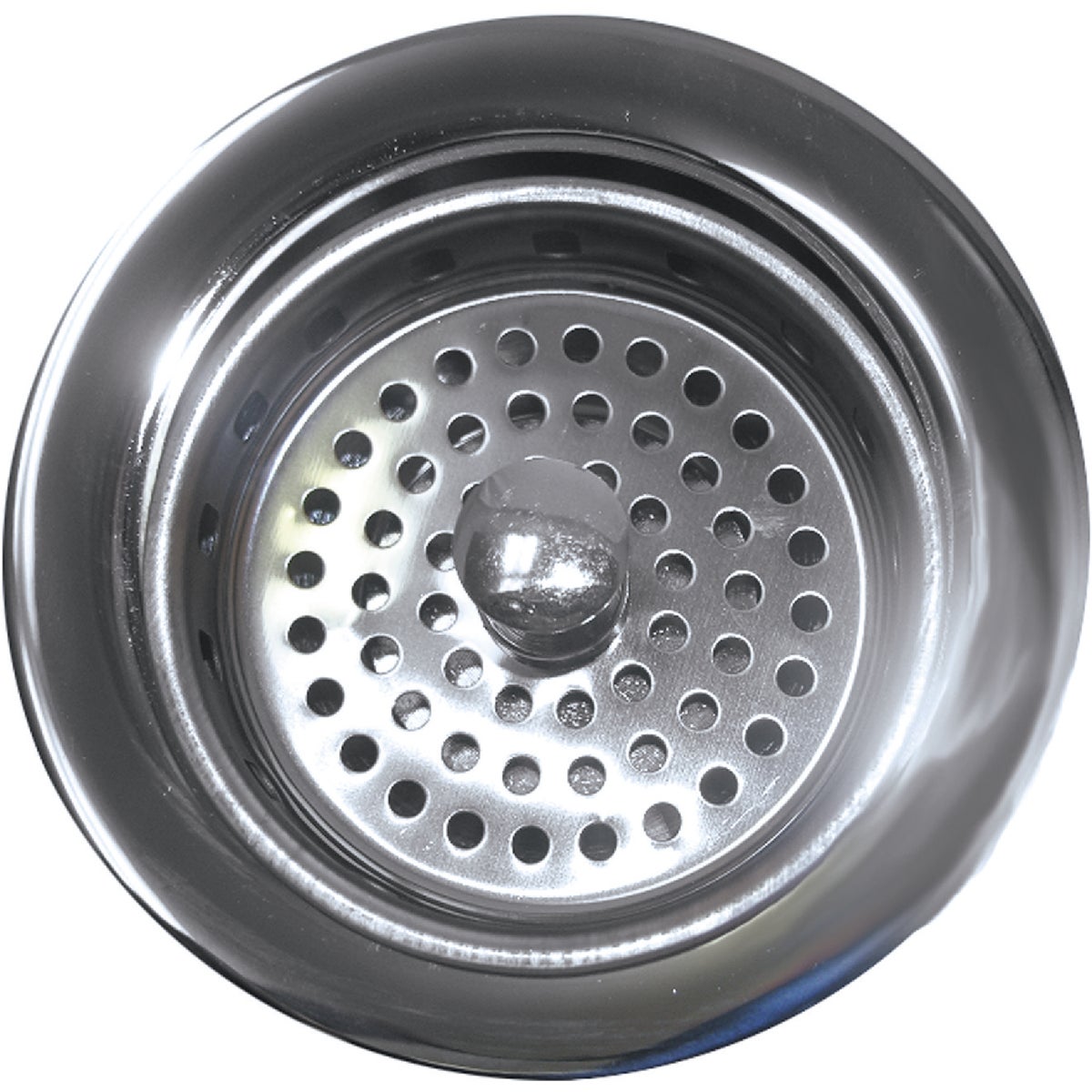 Lasco 3-1/2 In. Chrome Heavy-Duty Basket Strainer Assembly for Kohler