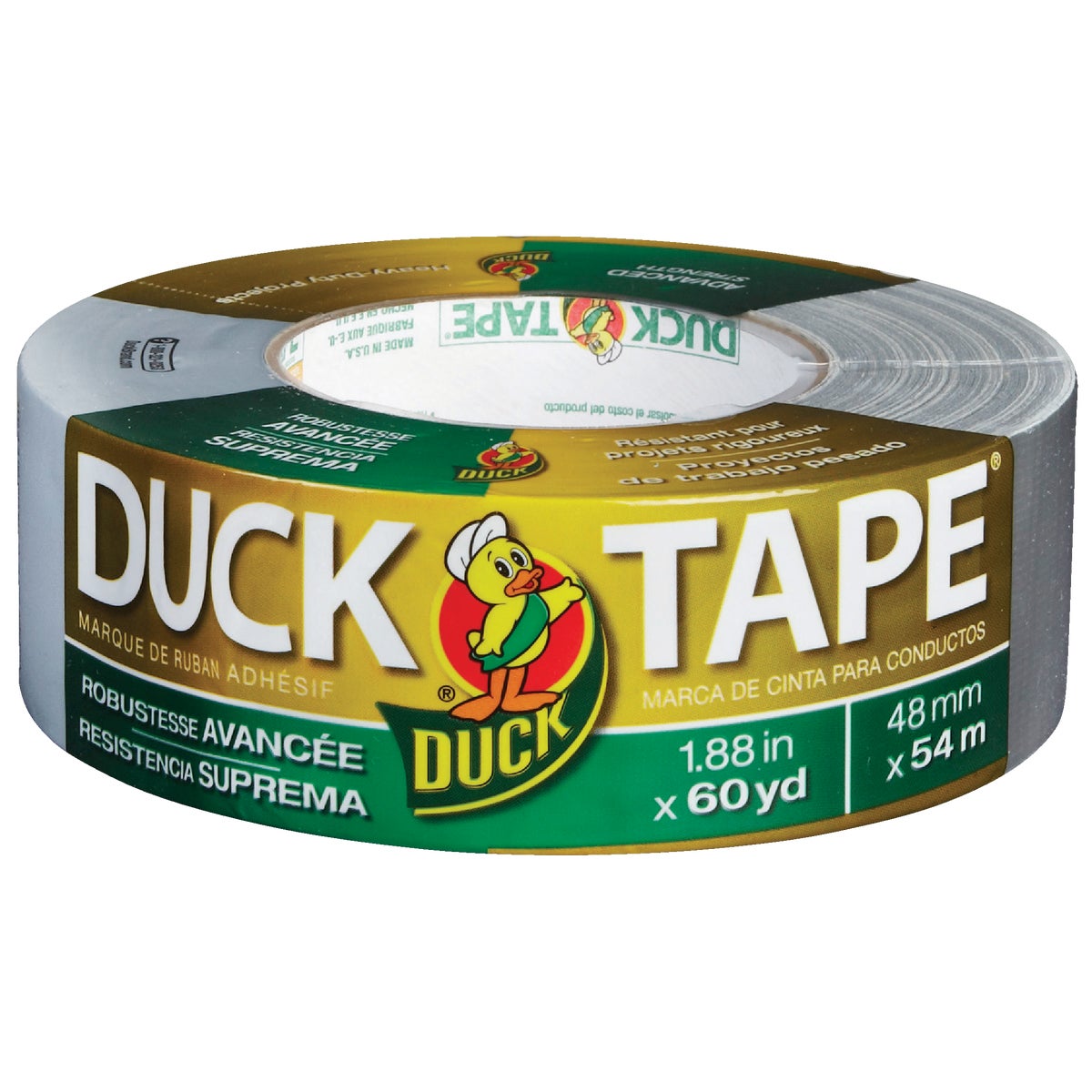 Duck Tape 1.88 In. x 60 Yd. Advanced Strength Duct Tape, Gray