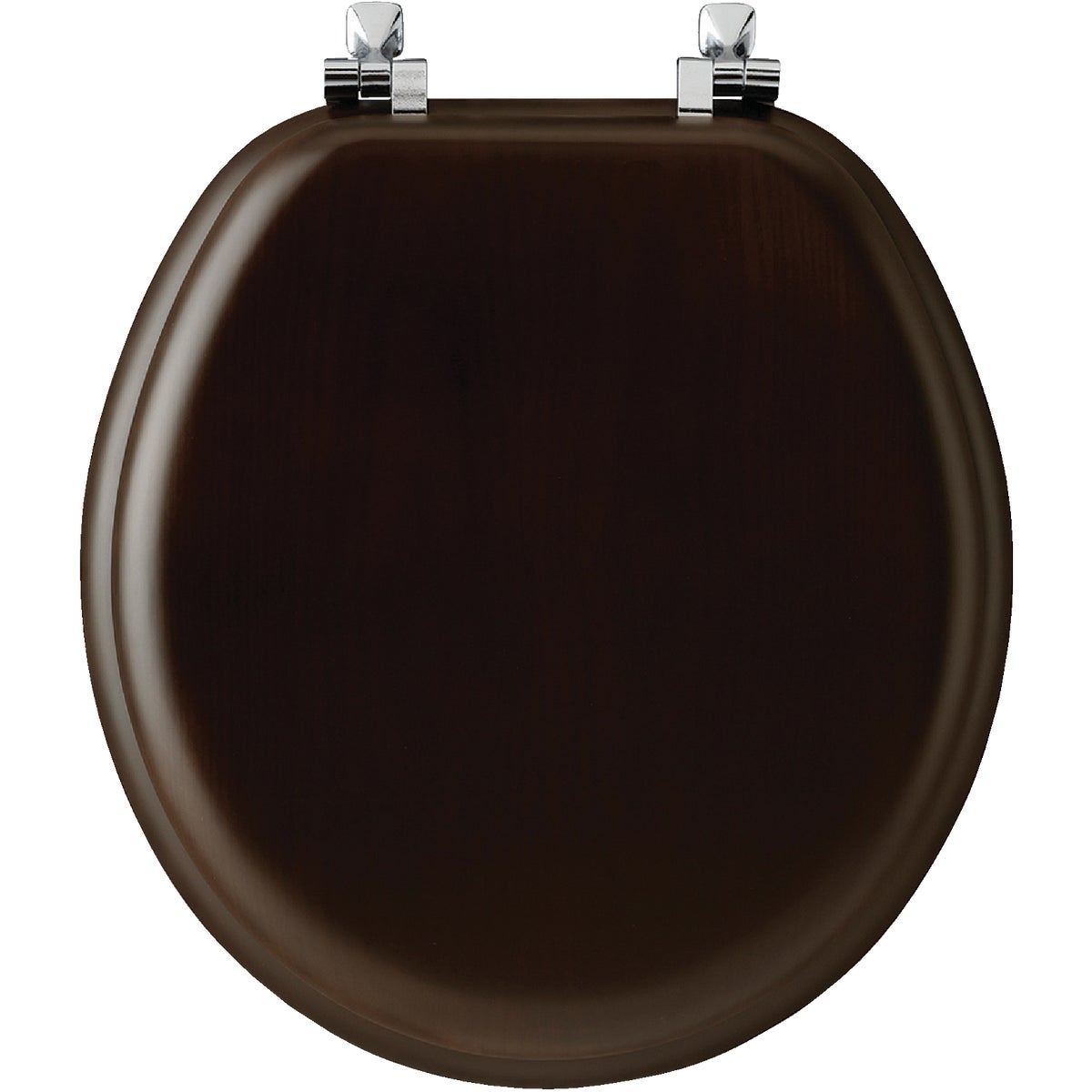 Mayfair Round Closed Front Walnut Veneer Toilet Seat