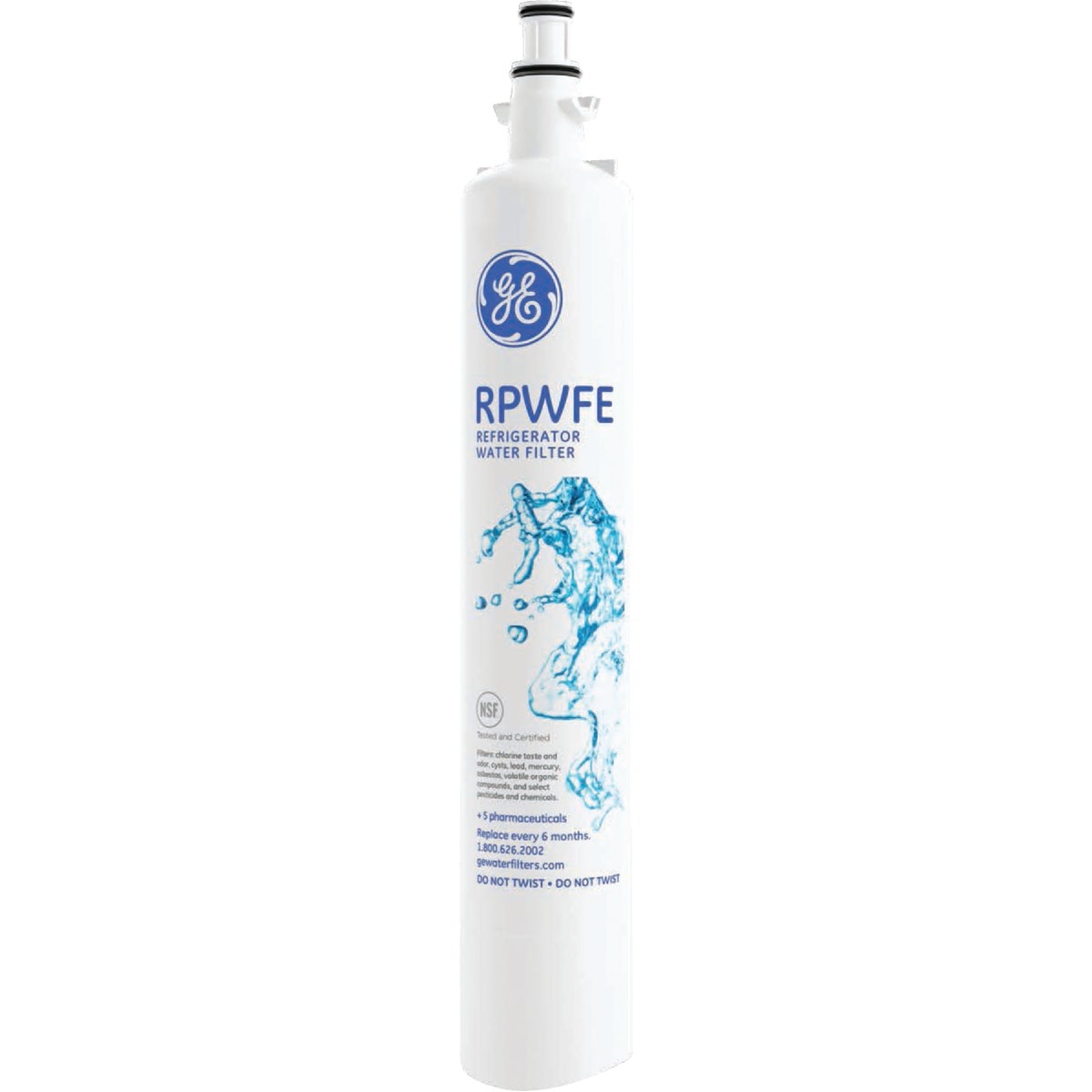 GE RPWFETCS Icemaker & Refrigerator Water Filter Cartridge