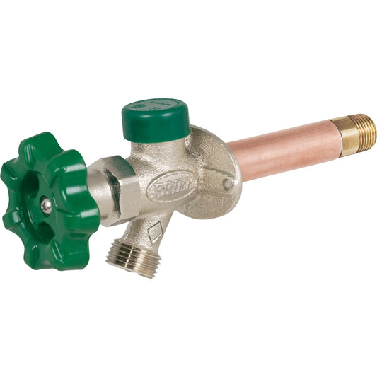 Prier 1/2 In. SWT x 1/2 In. IPS x 12 In. Quarter-Turn Frost Free Wall Hydrant