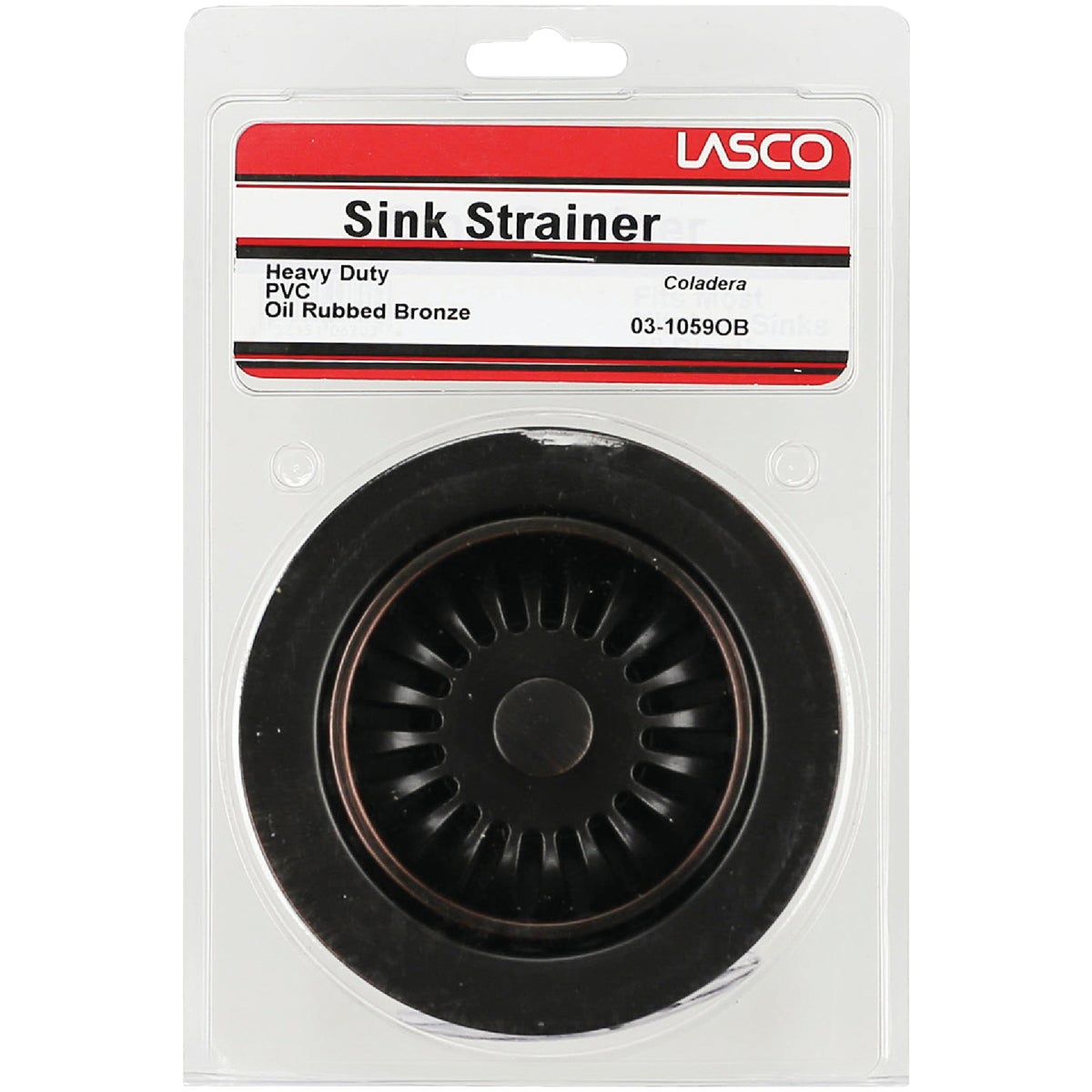 Lasco 3-1/2 In. Heavy-Duty Basket Strainer Assembly, Bronze