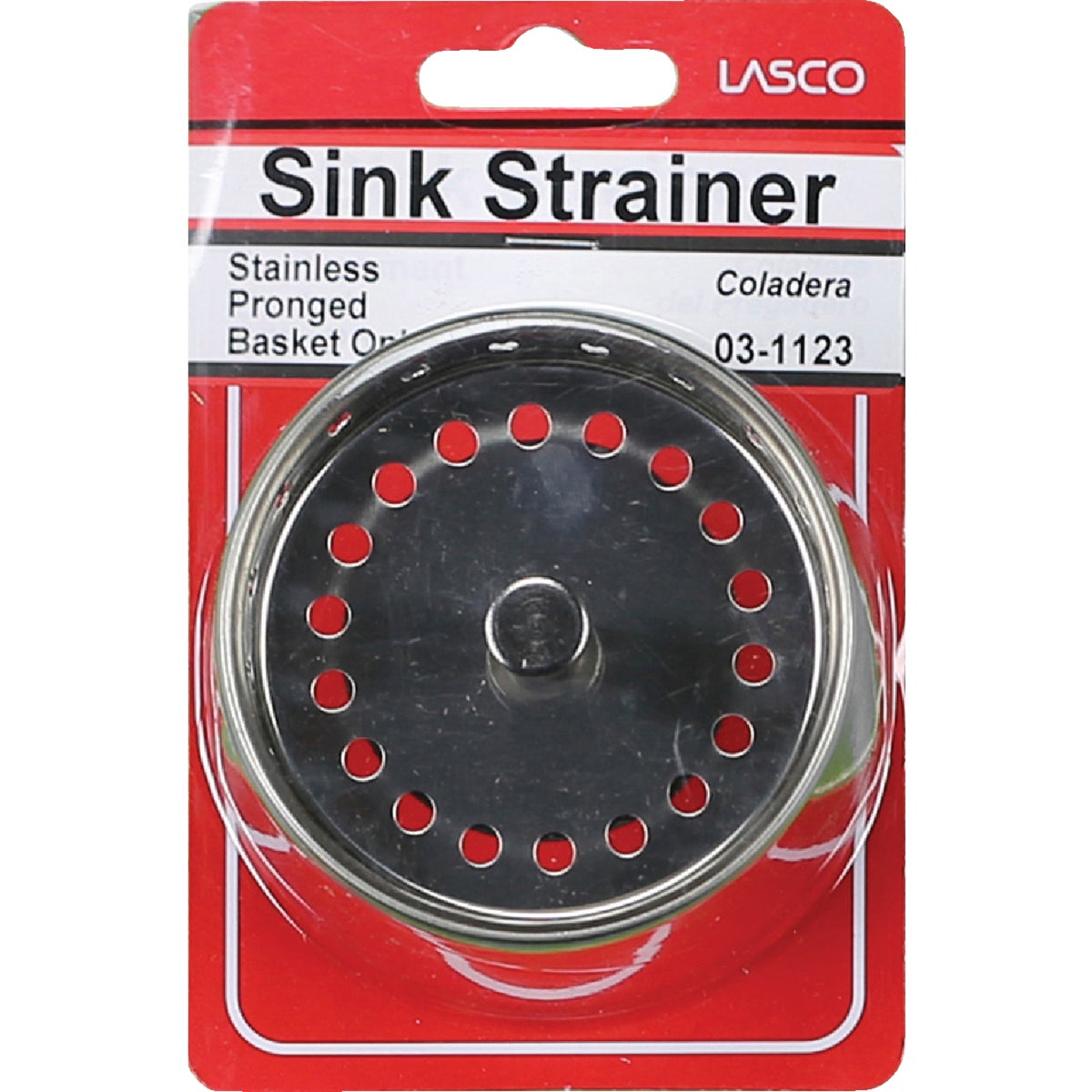 Lasco 3-1/8 In. Chrome Pronged Basket Strainer Stopper