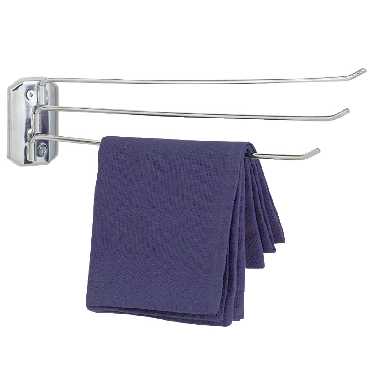 Decko Chrome 3-Arm Bath Rack