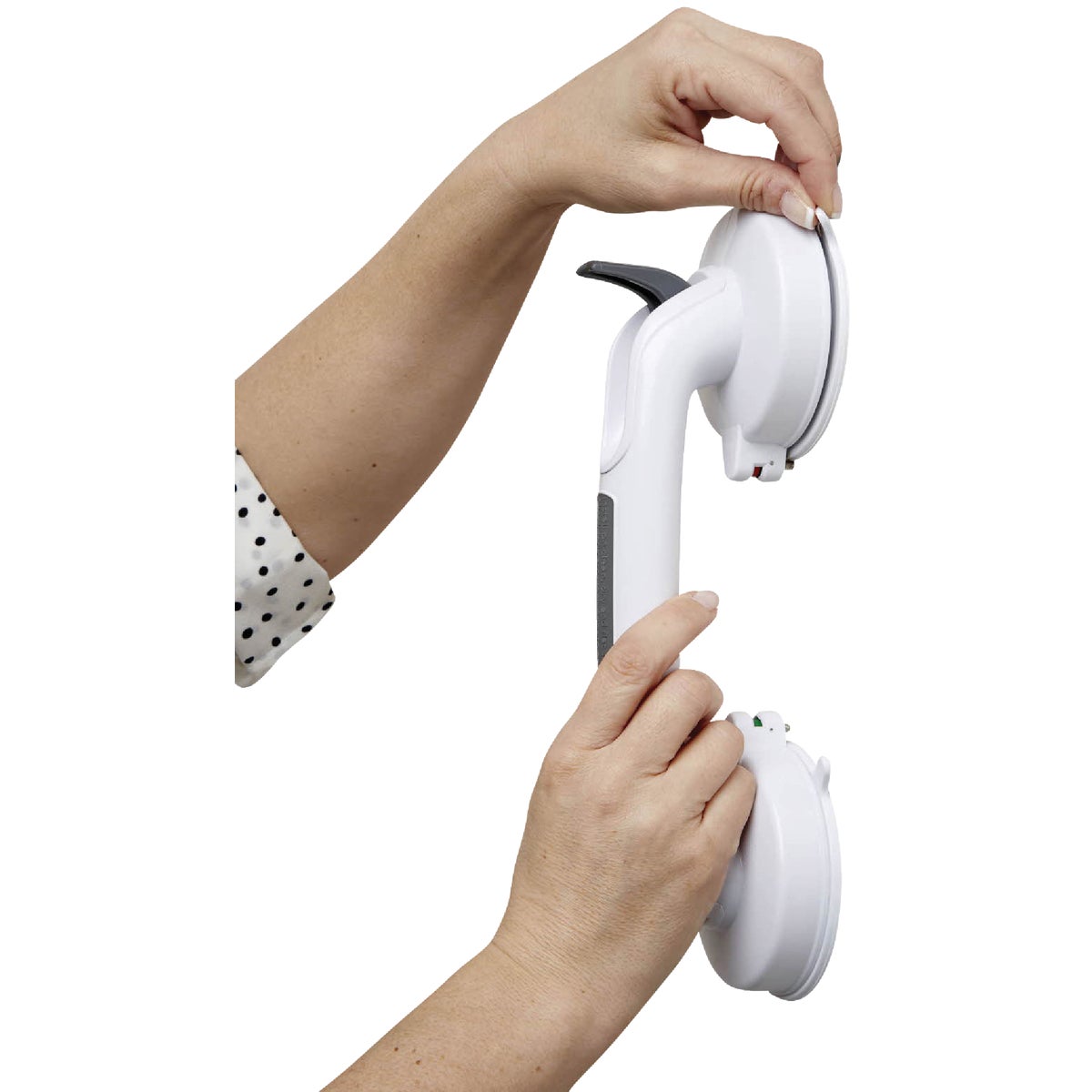 Medline Suction 12 In. Suction Cup Grab Bar, White