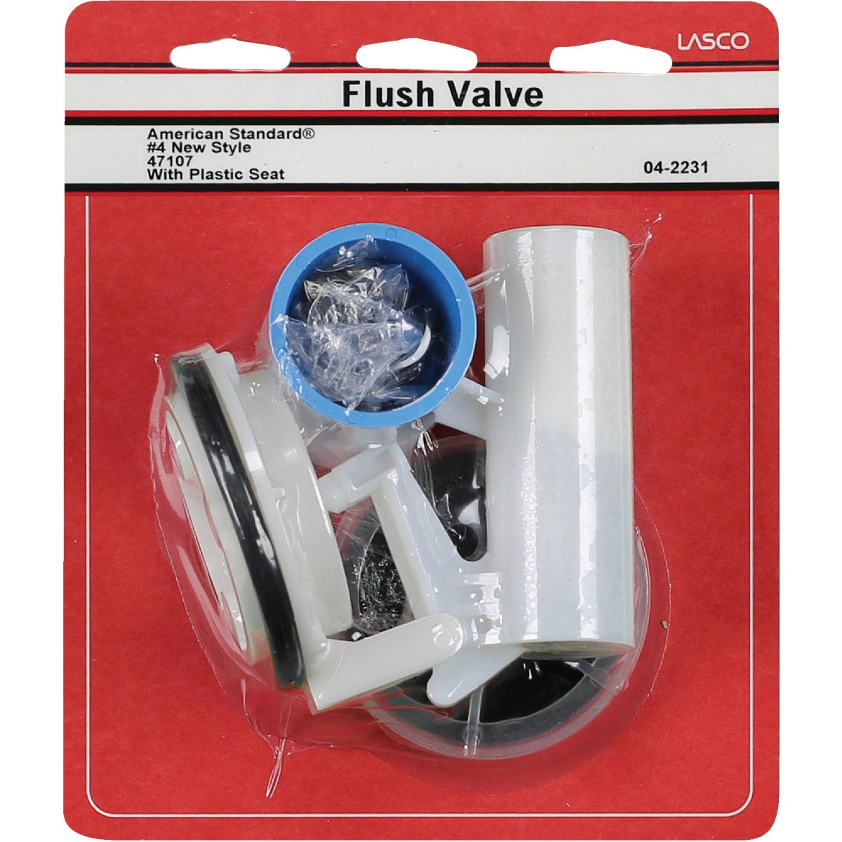 Lasco 3.5 GPF Tilt Flush Valve for American Standard #4 with Plastic Seat