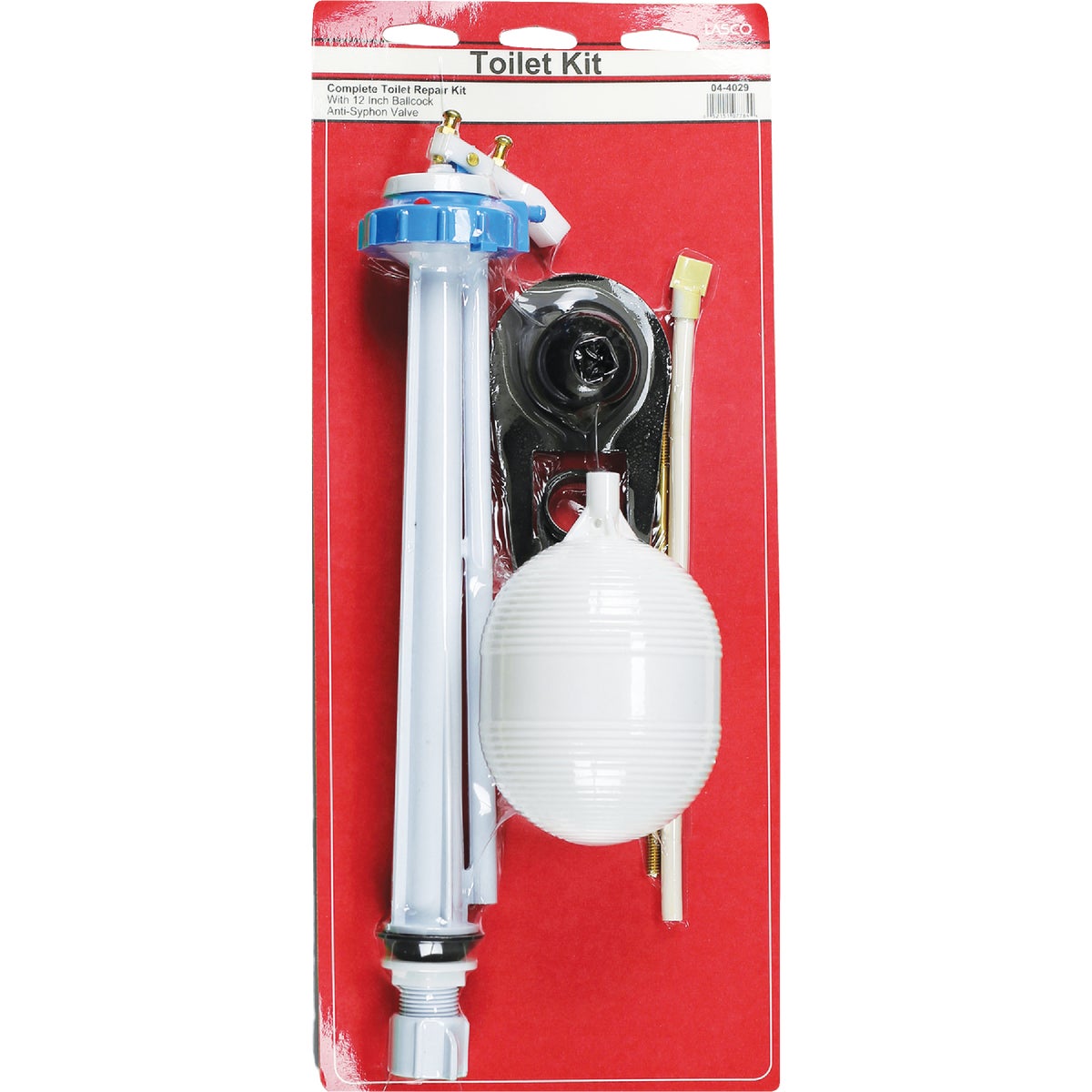 Lasco 12 In. Plastic Anti-Siphon Ballcock Kit