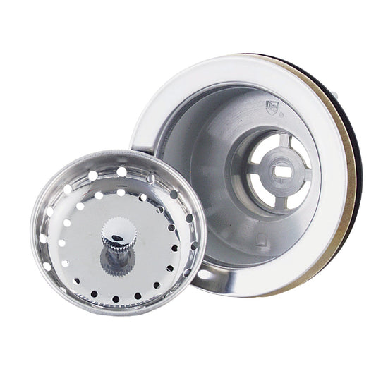 Do it Imperial 3-1/2 In. to 4 In. Stainless Steel Rim & Basket Fixed Post Basket Strainer Assembly