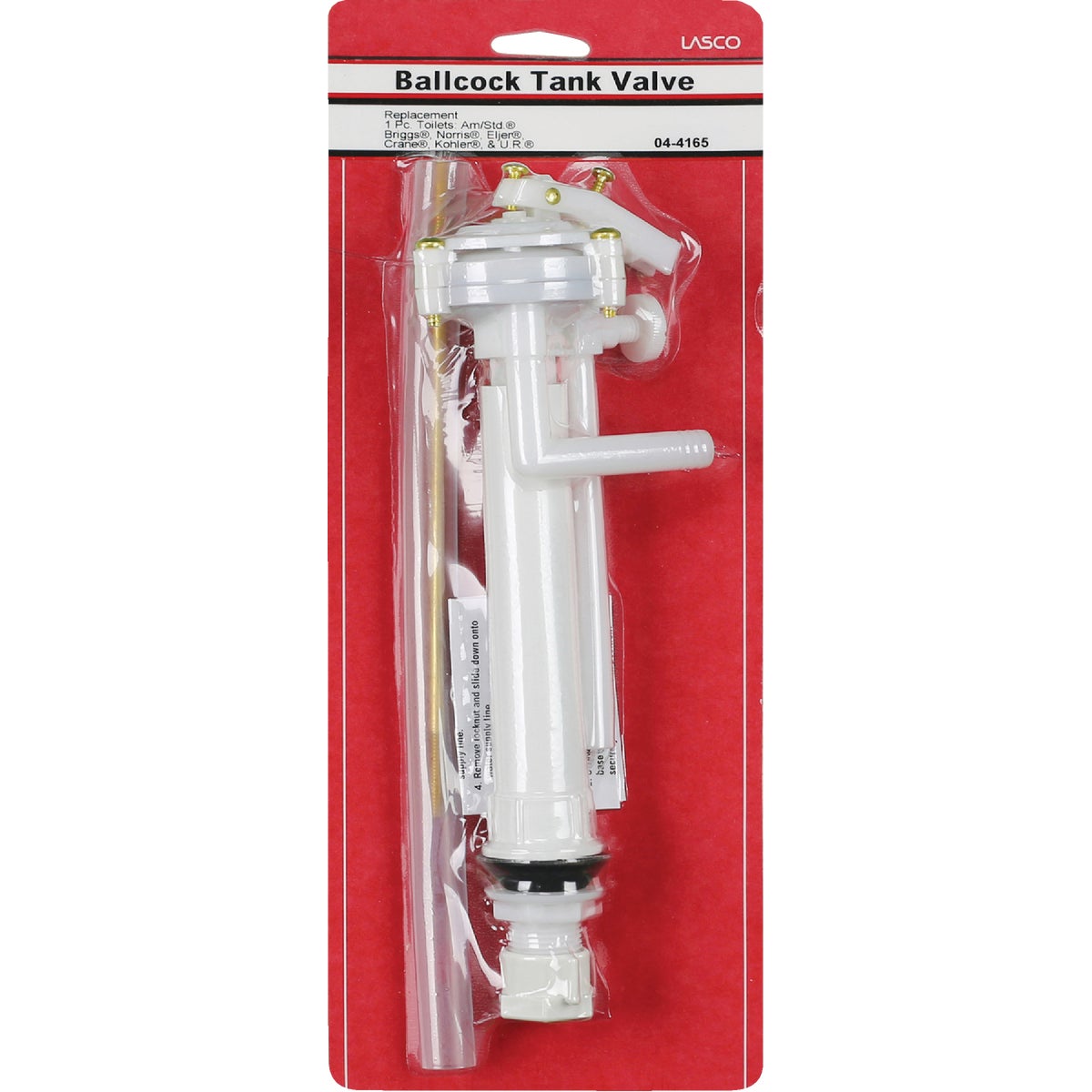 Lasco Coast 1B1X Style 12 In. Plastic Ballcock