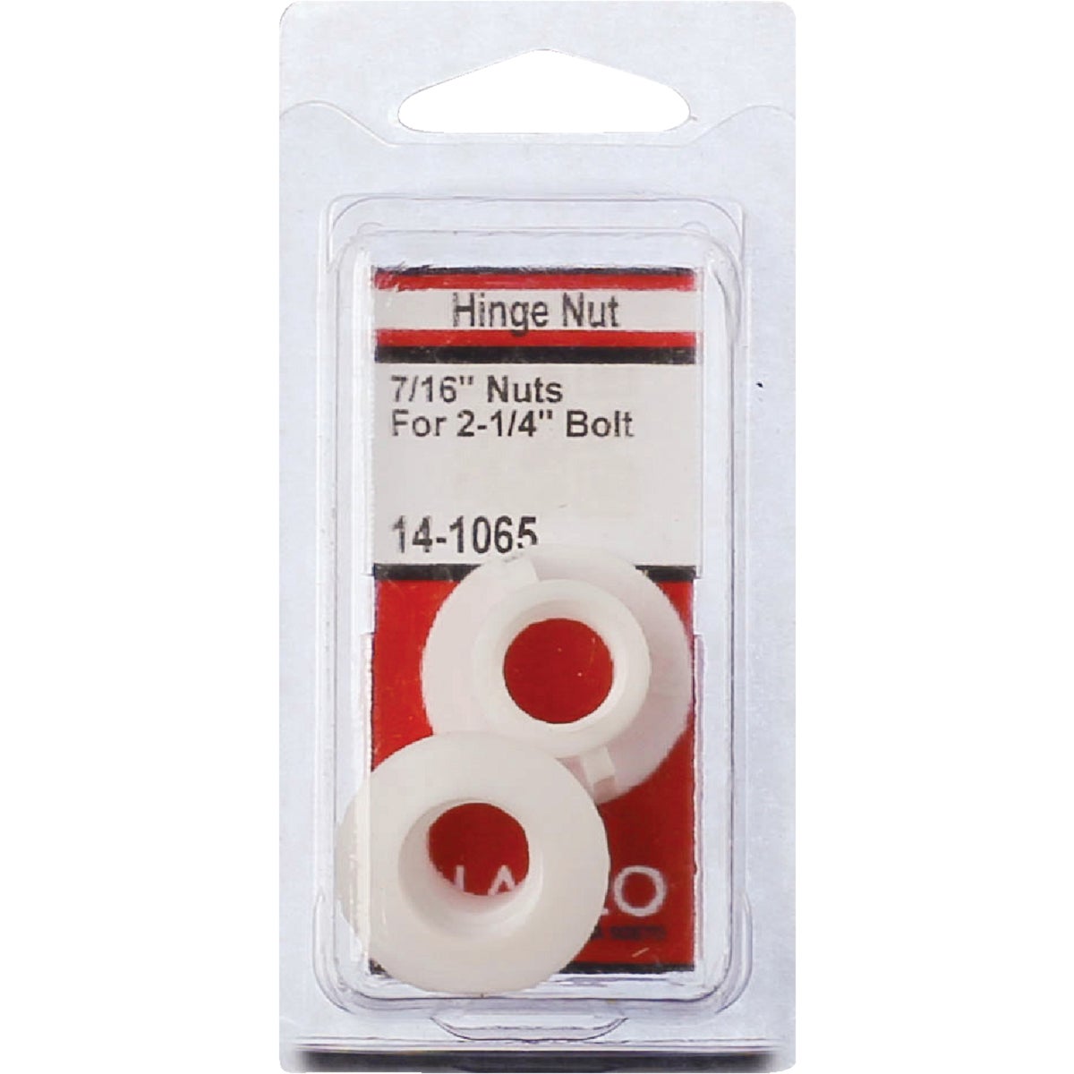 Lasco 7/16" White Plastic Toilet Seat Bolt, Includes Nuts and Washers