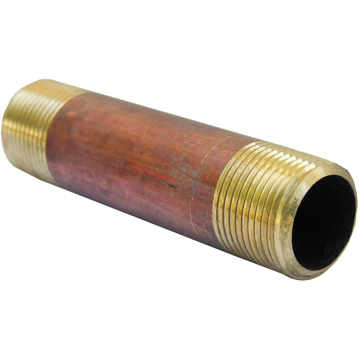 Lasco 3/4 In. x 4 In. Red Brass Nipple