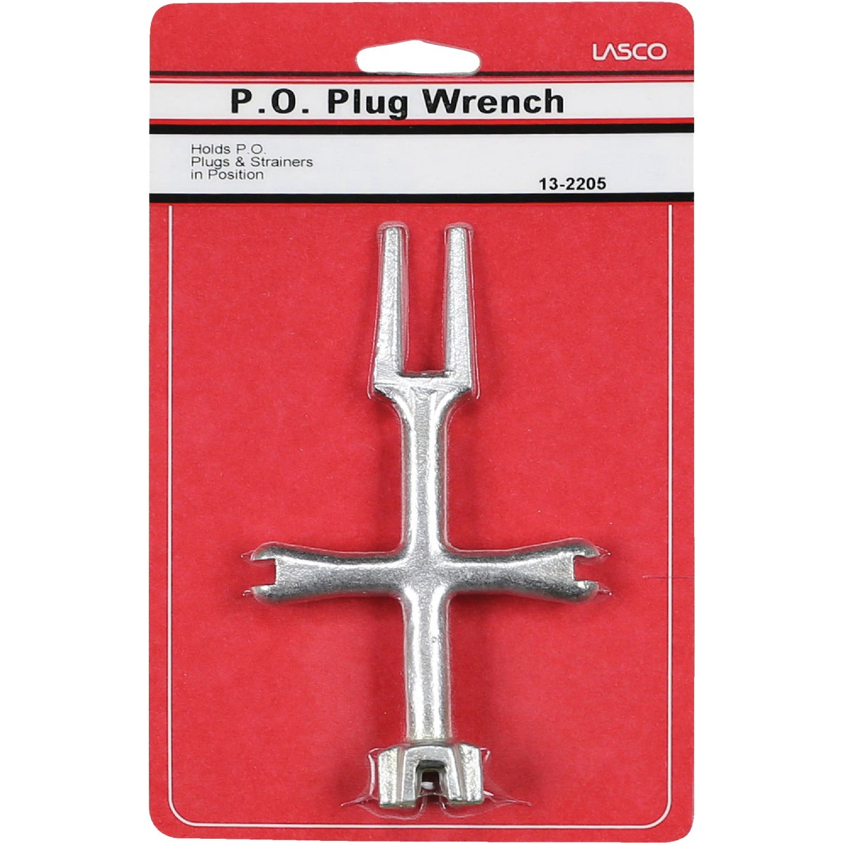 Lasco P O 6 In. Steel Plug Wrench