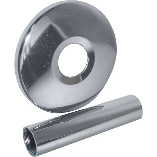 Lasco 2-1/2 In. OD Chrome Tub & Shower Tube And Flange For American Standard Colony