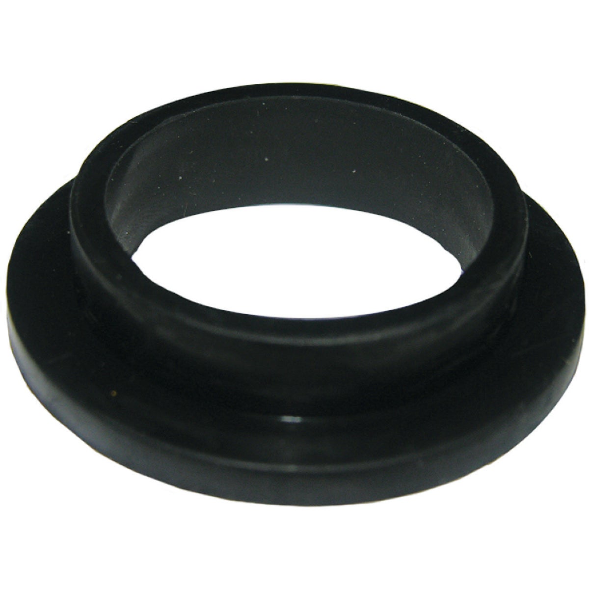 Lasco 1-1/4 In. Black Rubber Toilet Spud Flanged Washer