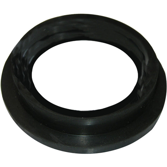 Lasco 1-1/2 In. Black Rubber Toilet Spud Flanged Washer