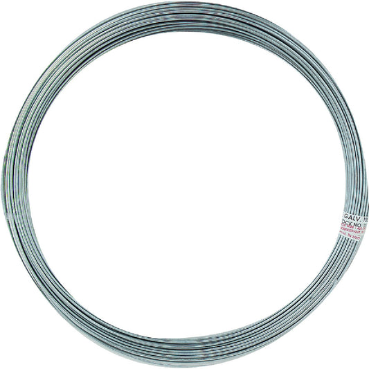 HILLMAN Anchor Wire 100 Ft. 14 Ga. Galvanized Steel Solid General Purpose Wire, Display Refill