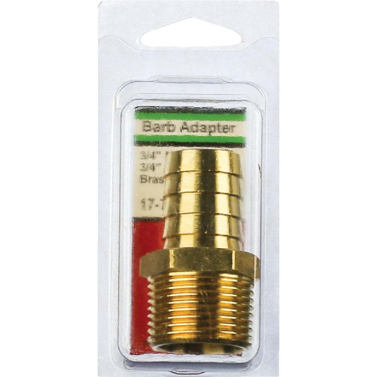 Lasco 3/4 In. MPT x 3/4 In. Brass Hose Barb Adapter