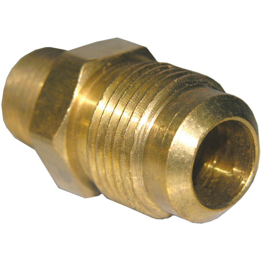 Lasco 5/8 In. M x 3/4 In. MPT Brass Flare Adapter