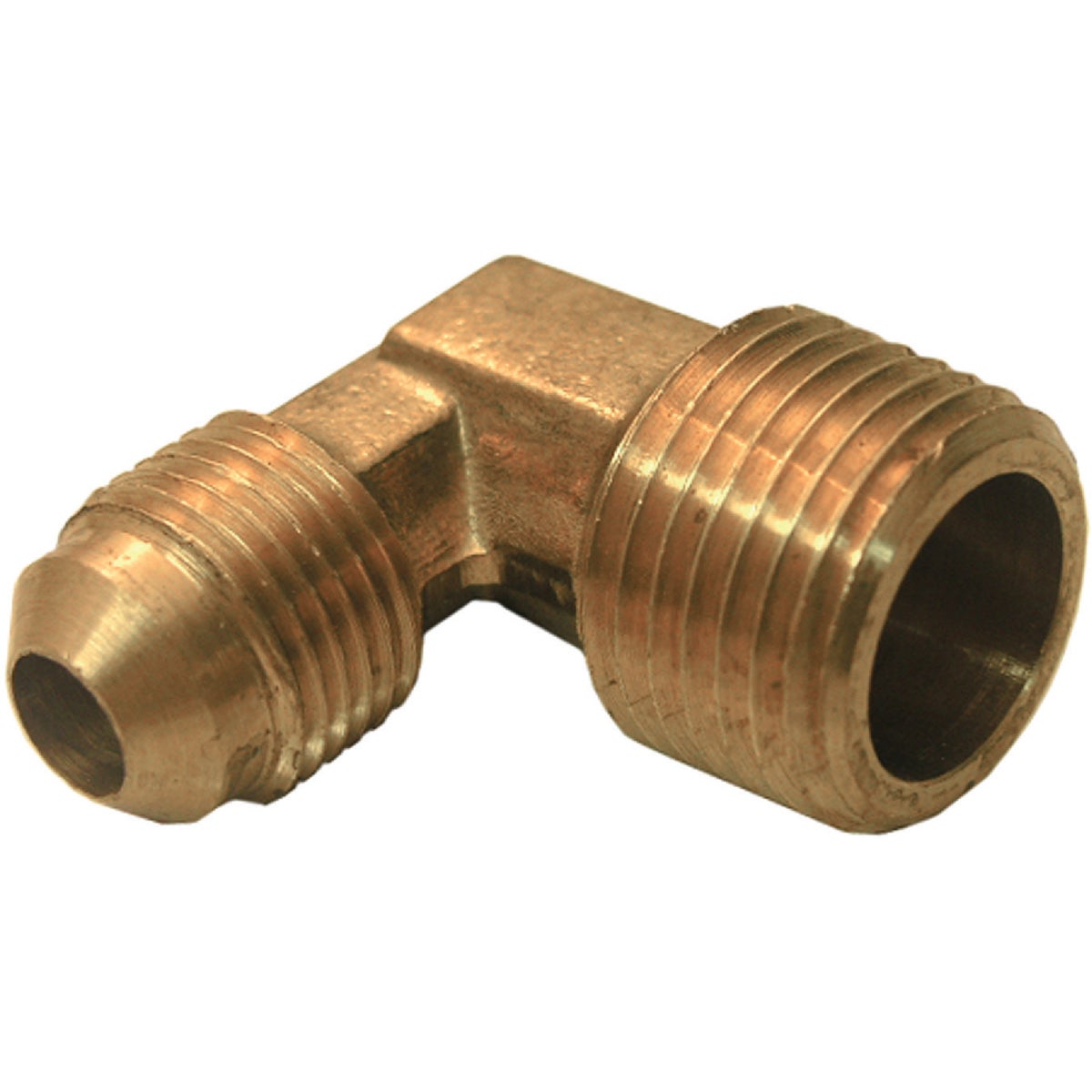 Lasco 3/8 In. MFL x 3/8 In. MPT 90 Deg. Flare Brass Elbow (1/4 Bend)