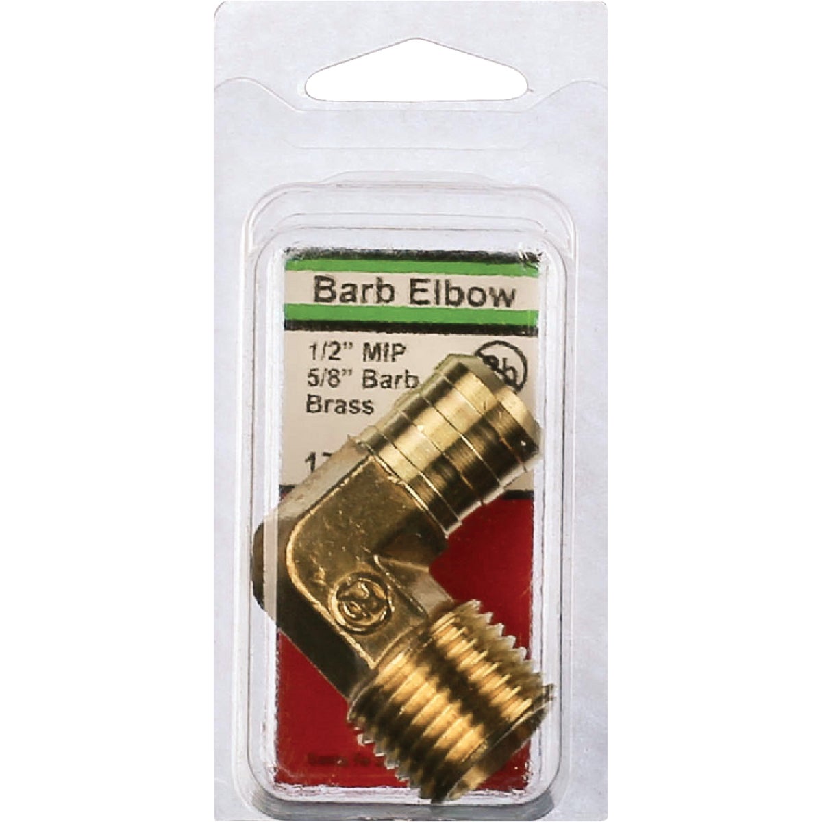 Lasco 1/2 In. MPT x 5/8 In. Hose Barbed 90 Deg. Brass Elbow (1/4 Bend)