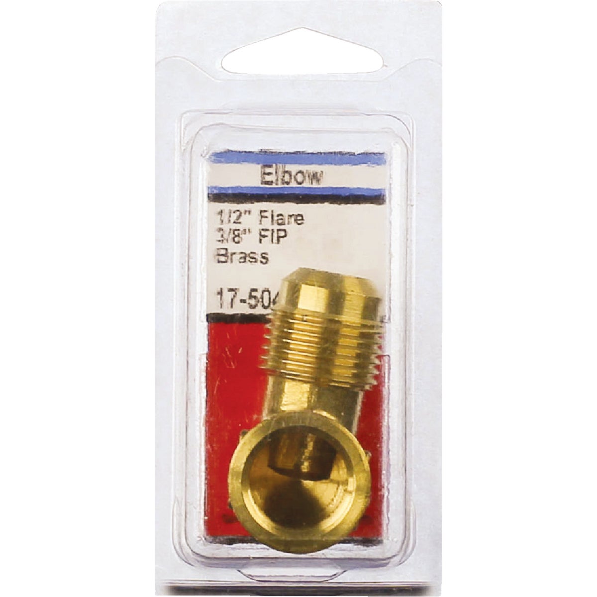 Lasco 1/2 In. MFL X 3/8 In. FPT 90 Deg. Flare Brass Elbow (1/4 Bend)