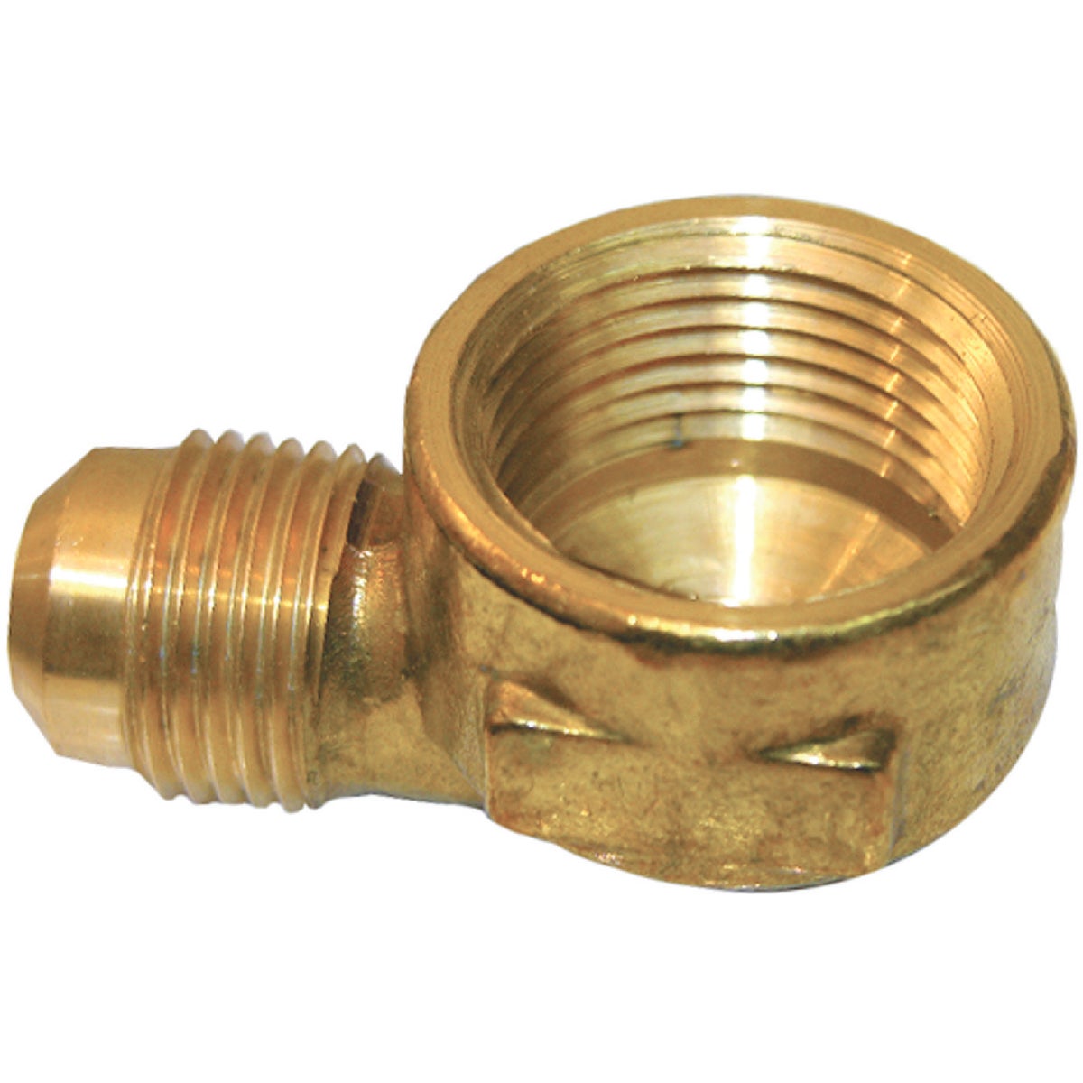 Lasco 1/2 In. MFL x 1/2 In. FPT 90 Deg. Flare Brass Elbow (1/4 Bend)