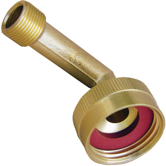 Lasco 3/4 In. FHT Swivel x 3/8 C 90 Deg. Compression Brass Elbow (1/4 Bend)