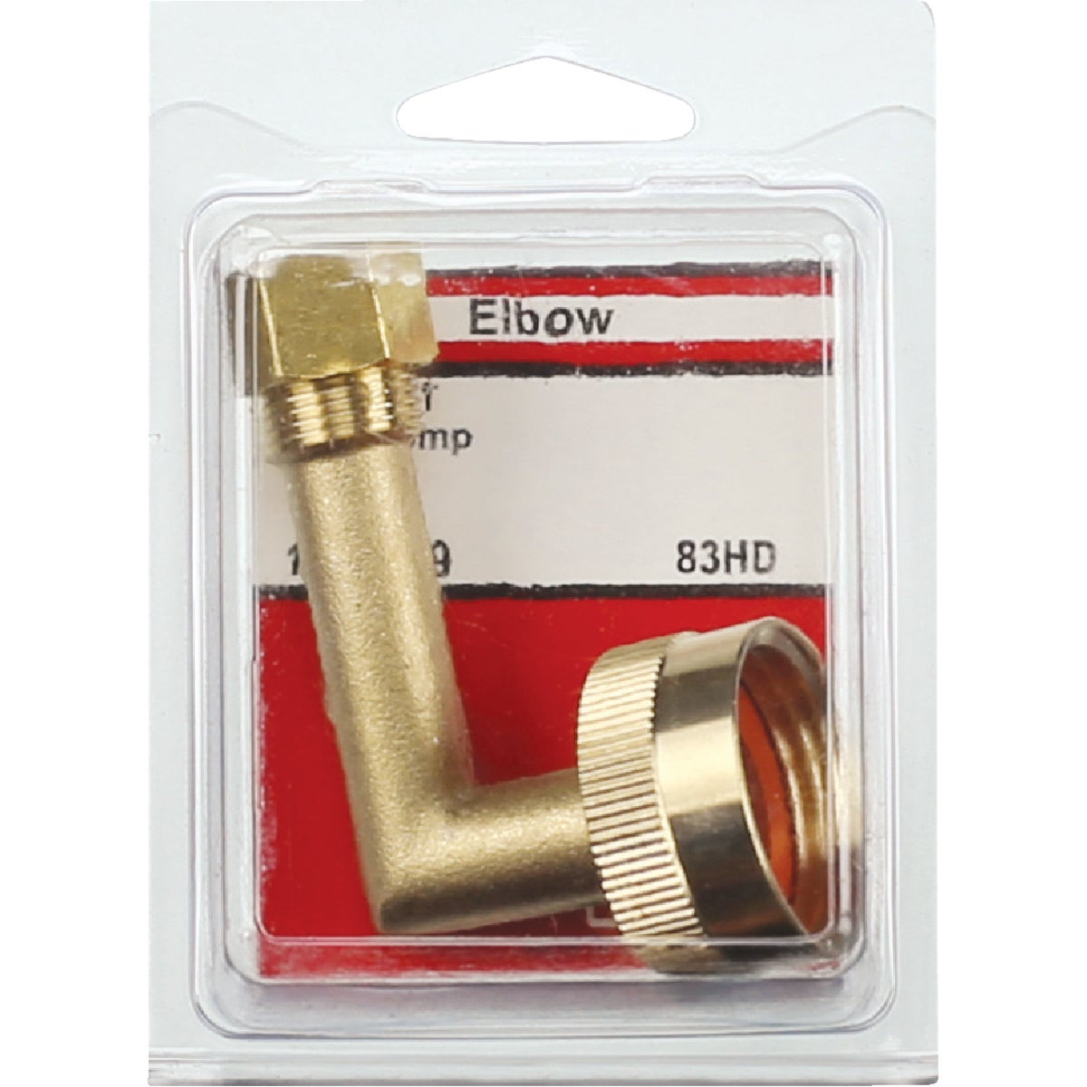 Lasco 3/4 In. FHT Swivel x 3/8 C 90 Deg. Compression Brass Elbow (1/4 Bend)