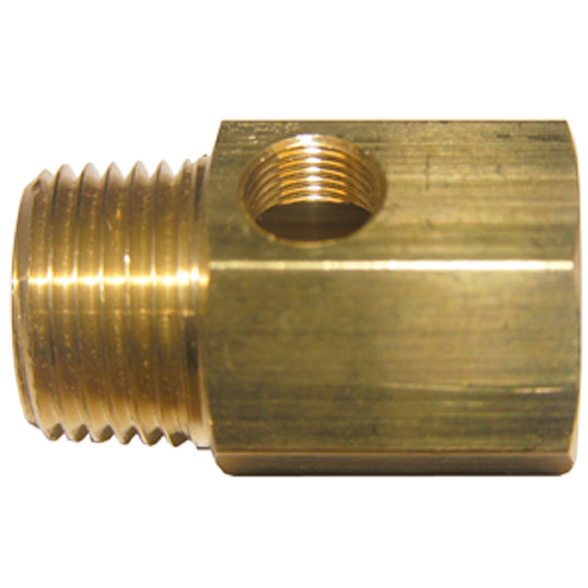 Lasco 1/2 In. FPT x 1/2 In. MPT x 1/8 In. FPT Brass Icemaker Adapter