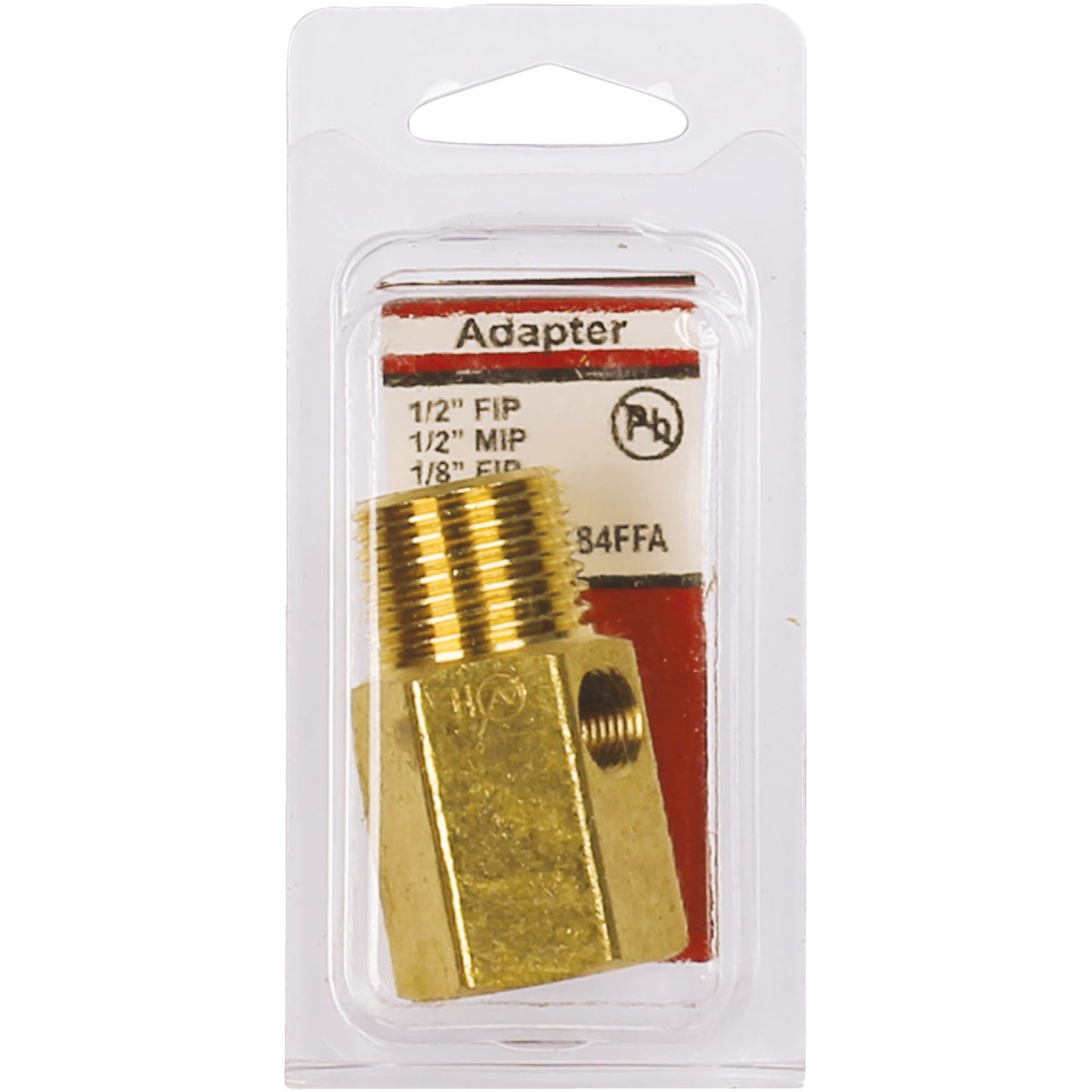 Lasco 1/2 In. FPT x 1/2 In. MPT x 1/8 In. FPT Brass Icemaker Adapter