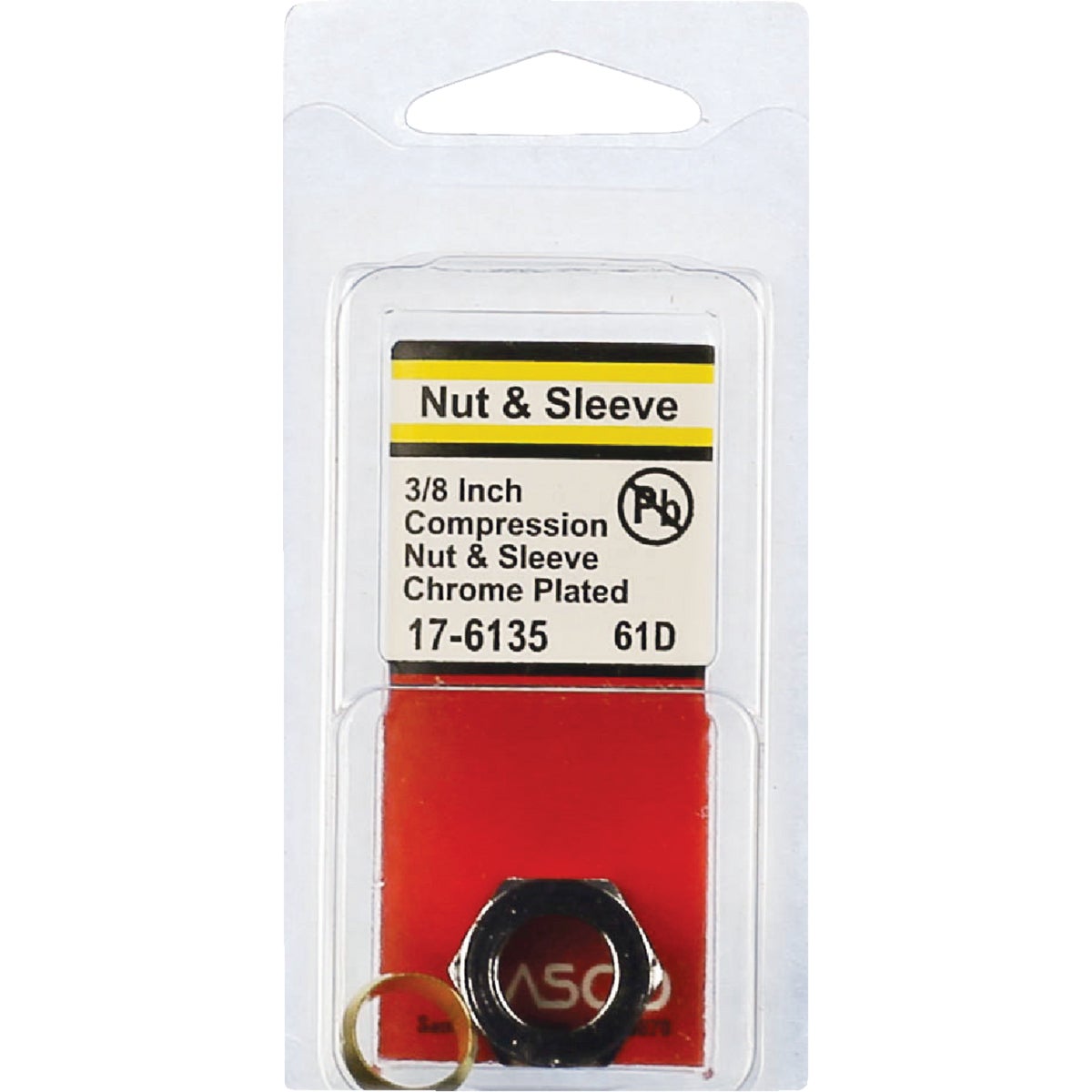 Lasco 3/8 In. Compression Nut and Sleeve