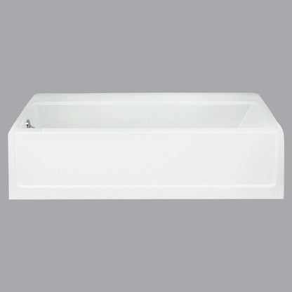 Sterling Advantage 60 In. L x 30 In. W x 15 In. D Left Drain Bathtub in White