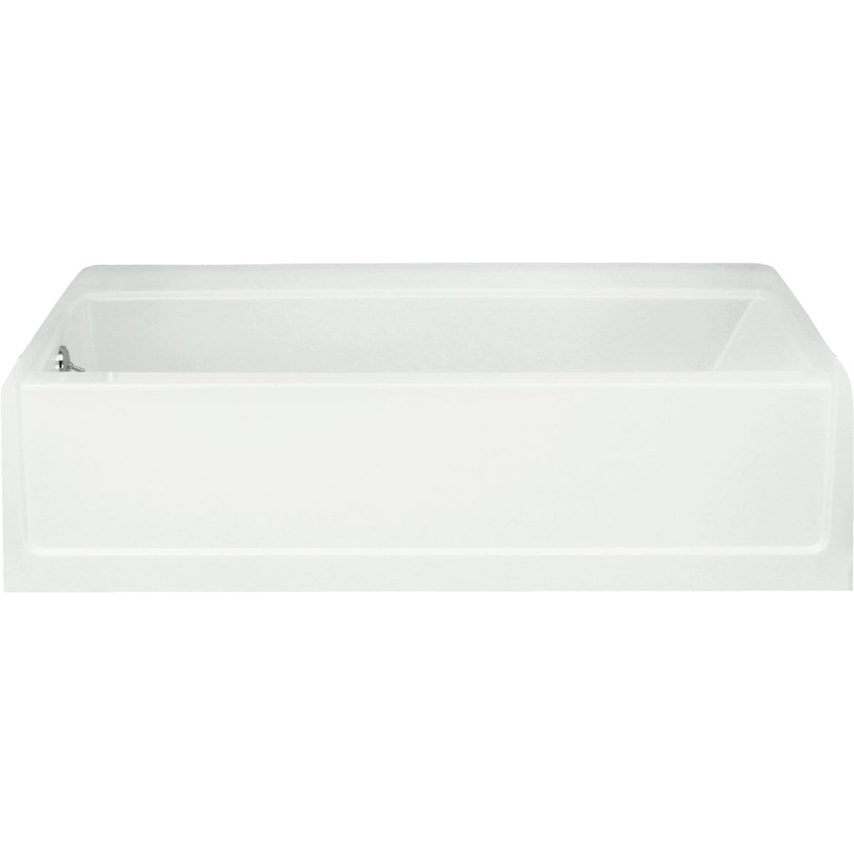 Sterling Advantage 60 In. L x 30 In. W x 15 In. D Left Drain Bathtub in White