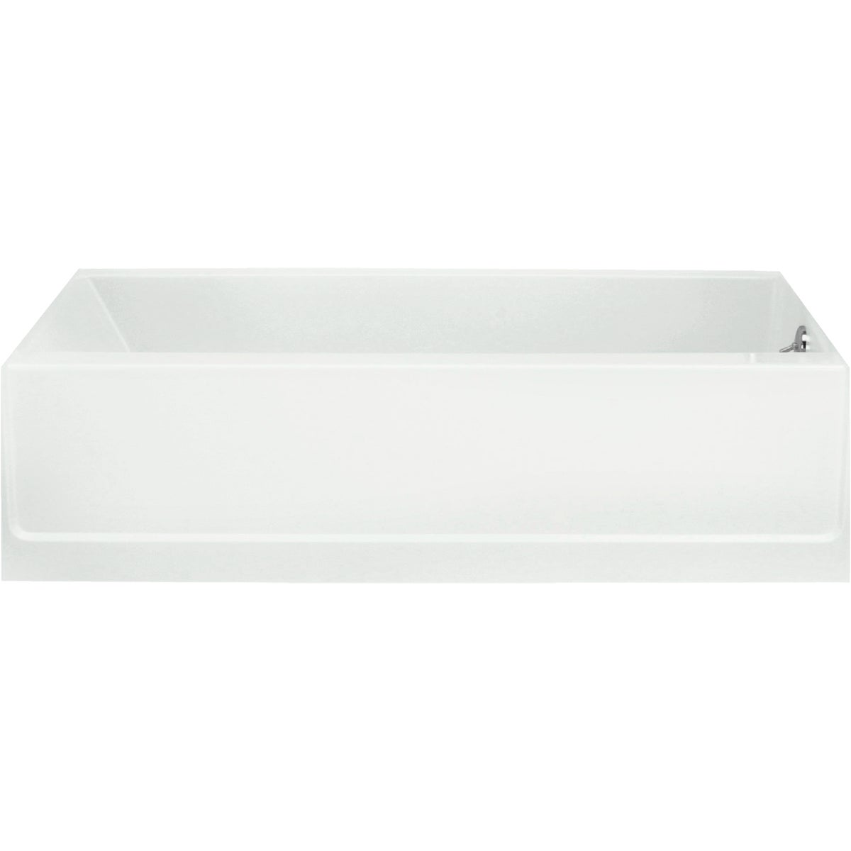 Sterling Advantage 60 In. L x 30 In. W x 15 In. D Right Drain Bathtub in White