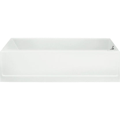 Sterling Advantage 60 In. L x 30 In. W x 15 In. D Right Drain Bathtub in White